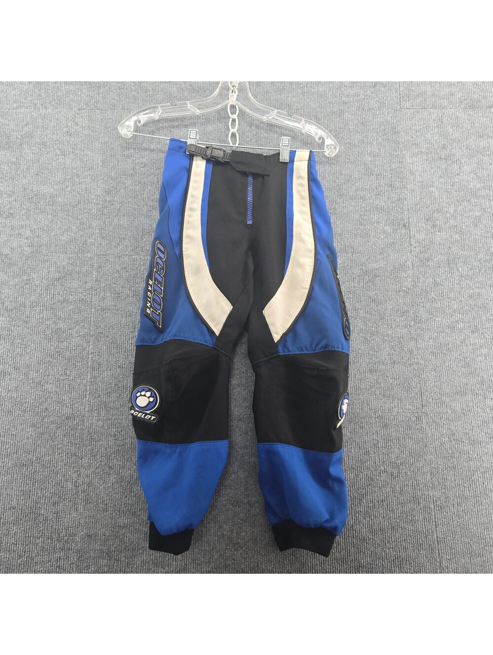 Ocelot Racing Motocross Pants Size 5/6 (0220)Black Blue White
